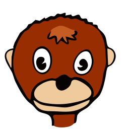 Drawn Monkey