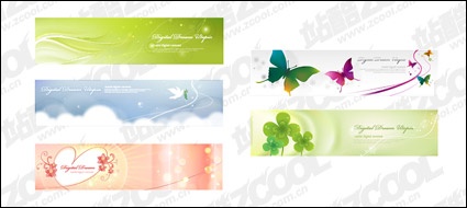 Dreams banner vector material