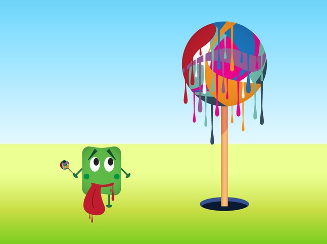 Dripping Lollipop Tree