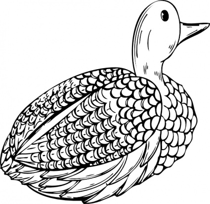 Duck Decoy clip art