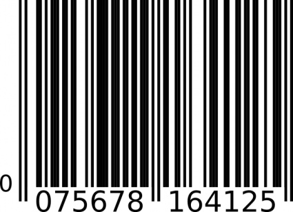 Ean-13 Bar Code clip art