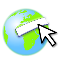 Earth with mouse