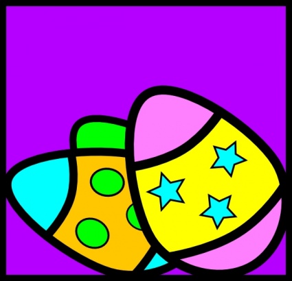 Easter Eggs clip art