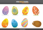 Easter Eggs Vectors 2