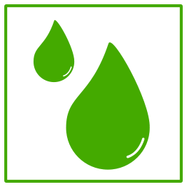 Eco Green Drop Of Water Icon