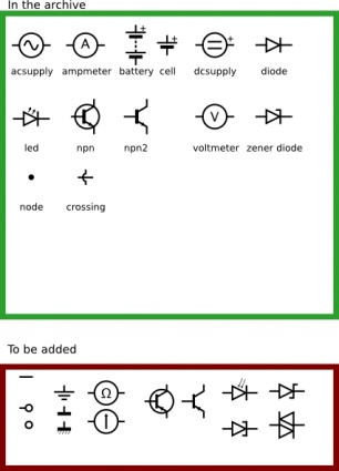 Electronic Symbol For Cell Symbols Electric Electronics Led Electrical Vermeil Circuit Iec Breaker Circuits Buzzer