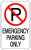 Emergency Parking Only