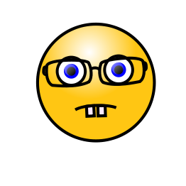 Emoticons: Nerd face