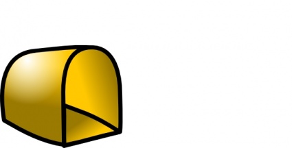 Empty Mailbox Icon clip art