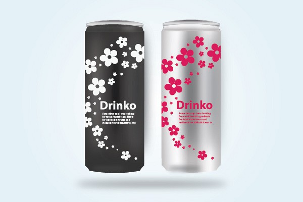 Energy Drink Vector Can