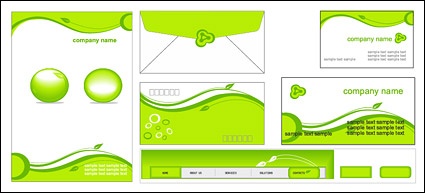 Eps Format, Keyword: Letterheads, Envelopes, Leaves, Site Flavored