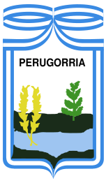 Escudo de la Municipalidad de Perugorria - Corrientes . Argentina