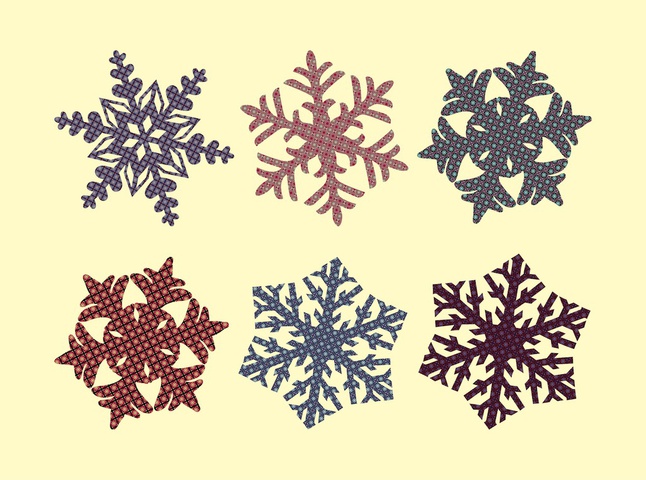 Fabric Snowflakes