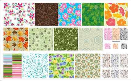 Featured tile pattern vector background material -1