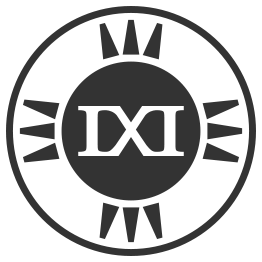 Fictional Brand Logo: IXI Variant D