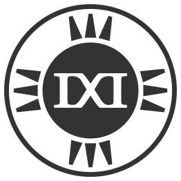 Fictional Brand Logo: IXI Variant E