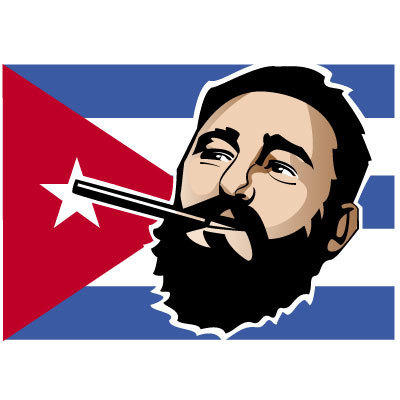 Fidel Castro Vector Illustration
