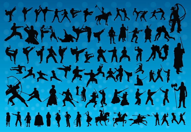 Fighting Silhouettes