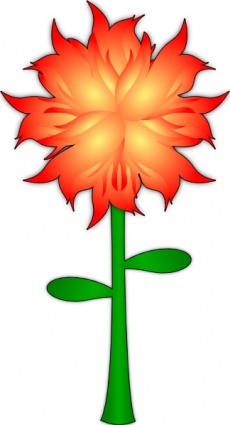 Fire Flower clip art