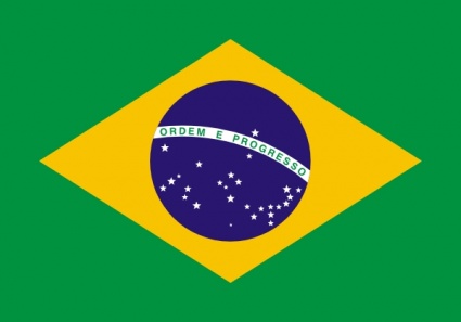 Flag Of Brazil clip art