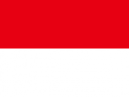 Flag Of Indonesia clip art