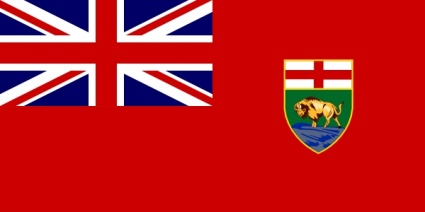 Flag Of Manitoba Canada clip art