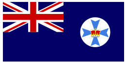 Flag of Queensland Australia