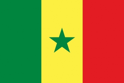 Flag Of Senegal clip art