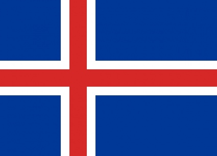 Flag Sign Europe Iceland Signs Symbols Flags