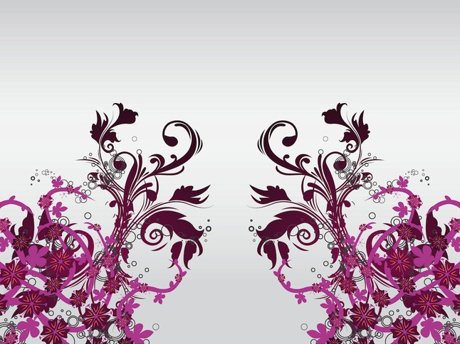 Floral Decoration Vector