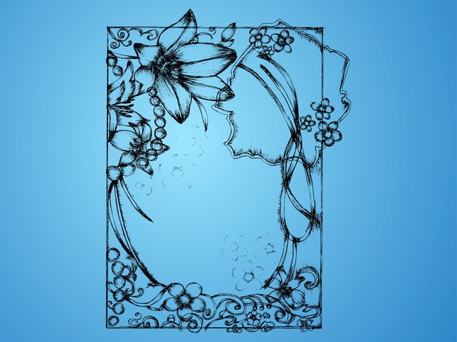 Floral Frame