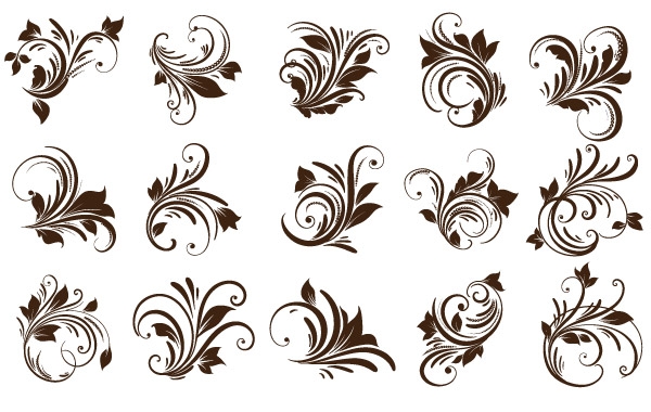 Floral Ornaments Element