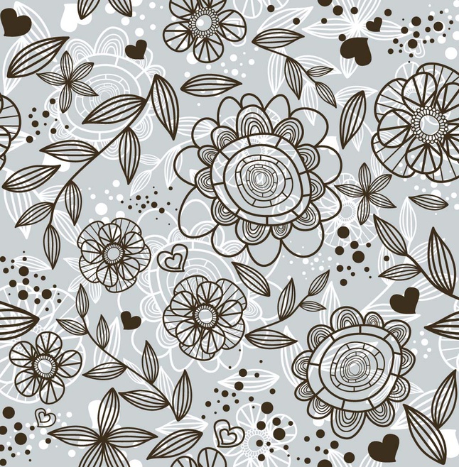 Flower Doodle Pattern