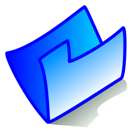 Folder Blue