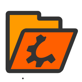 Folder Orange Open