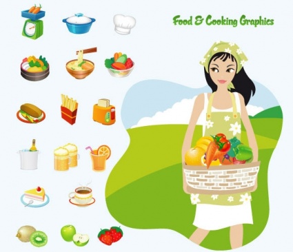 Food & Cooking Vector Art