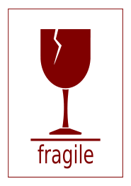 Fragile Label