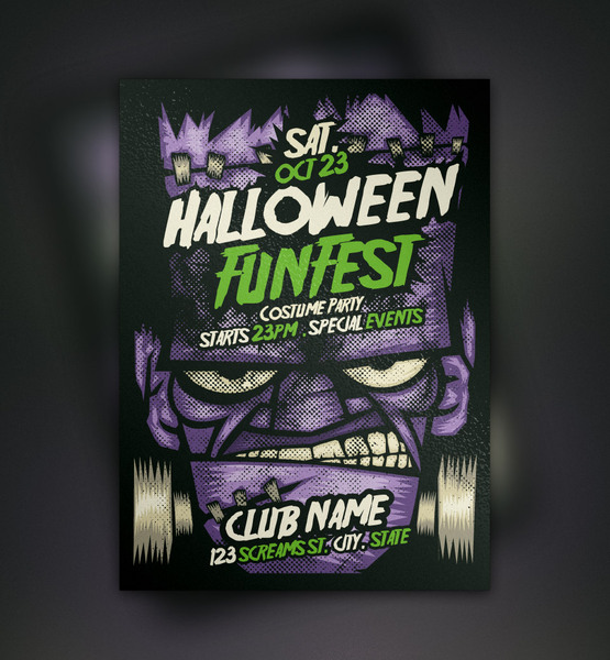 Franky Halloween Flyer Template