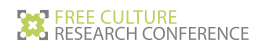 Free Culture Research Conference Logo 5