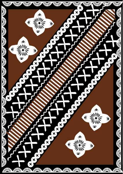 Free Fijian Tapa Design Vector