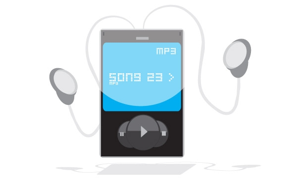 Free MP3 Player Vector Graphic