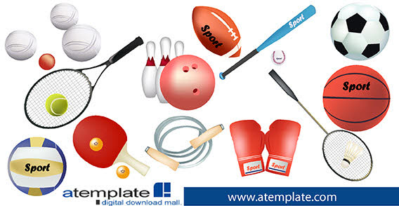 Free sports vector equipment