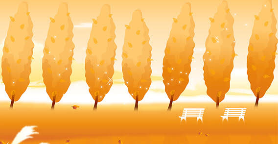 Free vector autumn breeze