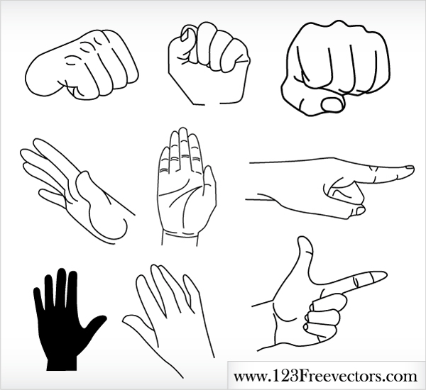 Free Vector Hands