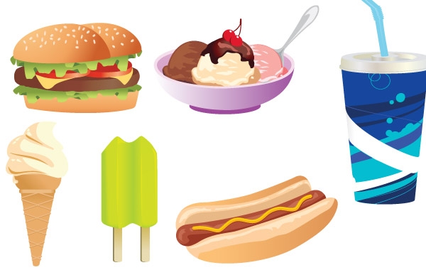 Free Vector Junk Food