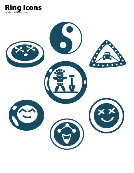 Free Vector Ring Icons