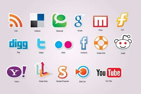 Free Vector Social Media Icons Set