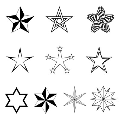 Free Vector Stars Pack