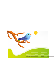 Free Vector Tweeting Bird