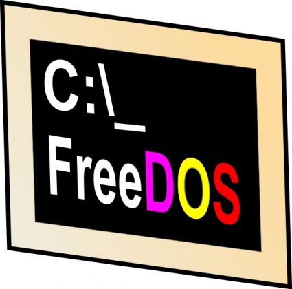 Freedos Icon clip art